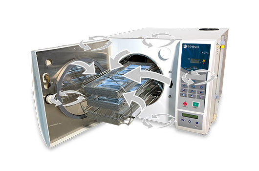 AG Neovo LouieP Séries tabletop autoclave sterilizer dynamic air removal technology